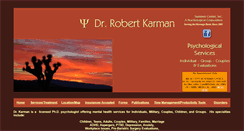 Desktop Screenshot of drkarman.com