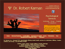Tablet Screenshot of drkarman.com